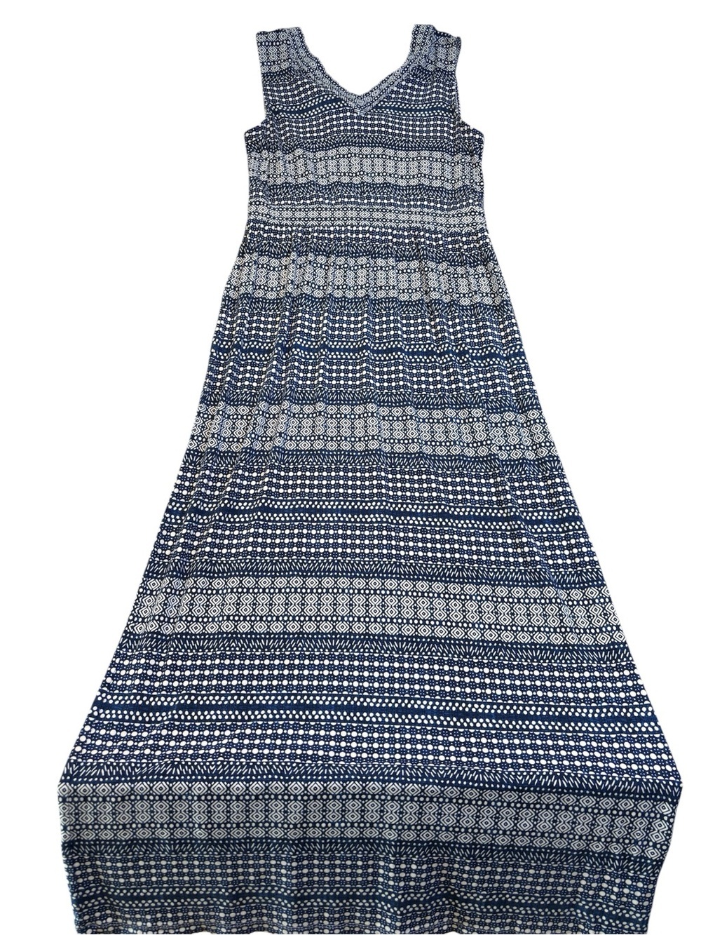 Tommy Bahama Navy & White Diamond Print Tank - Picture 4 of 9